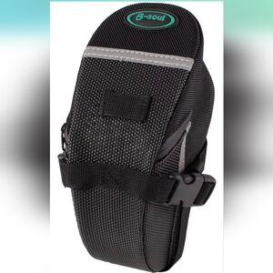 Bike SaddleBag Under Seat Pouch Wedge Packs with Reflective Stripes